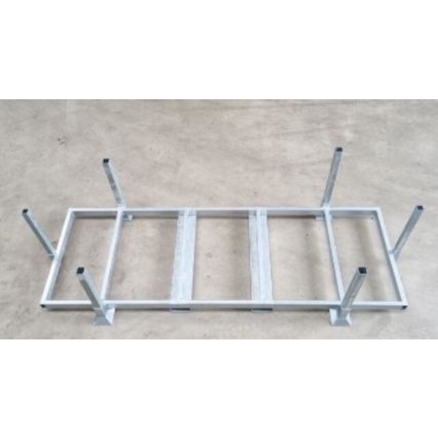 Verzwaarde stapelbok voor rijplaten 300x100cm