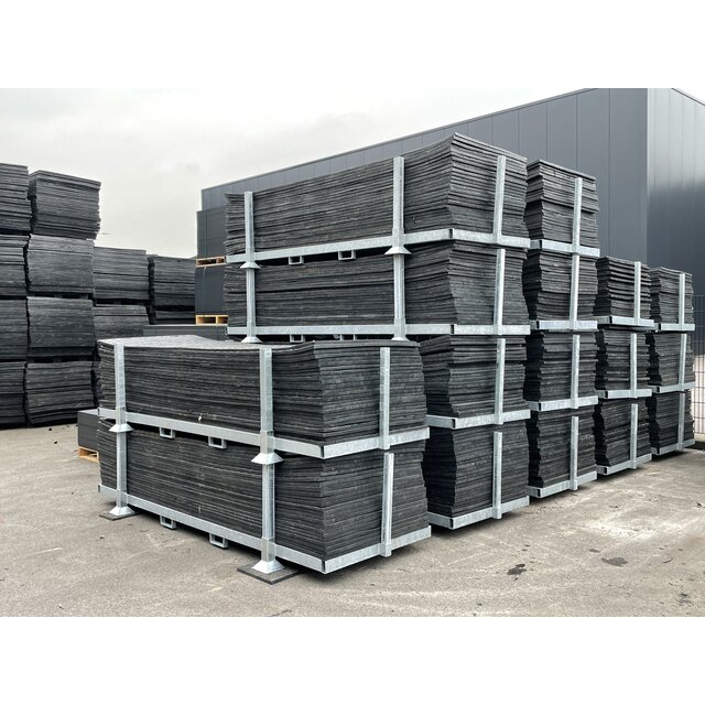 Kunststof Rijplaat 300x100x1,5cm