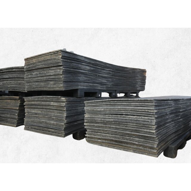 Vol pak gebruikte HD rijplaten 300x100x1,5 cm 35 stuks