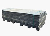 Vol pak gebruikte HD rijplaten 300x100x1,5 cm 35 stuks