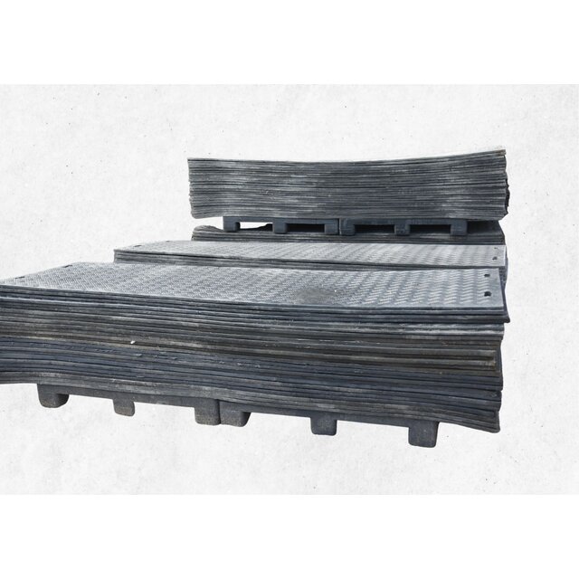 Stapelbok + 32 gebruikte HD rijplaten 300 x 100 x 1,5 cm