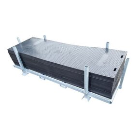 Stapelbok + 32 gebruikte HD rijplaten 300 x 100 x 1,5 cm
