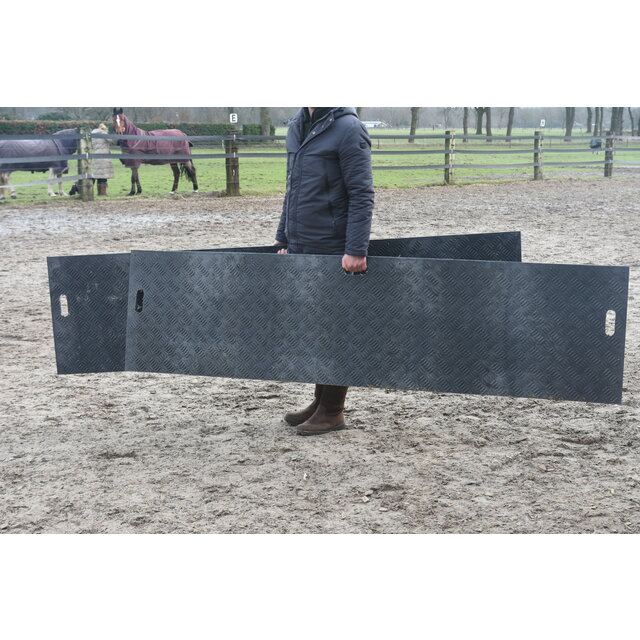 Kunststof rijplaat 240x60x2cm