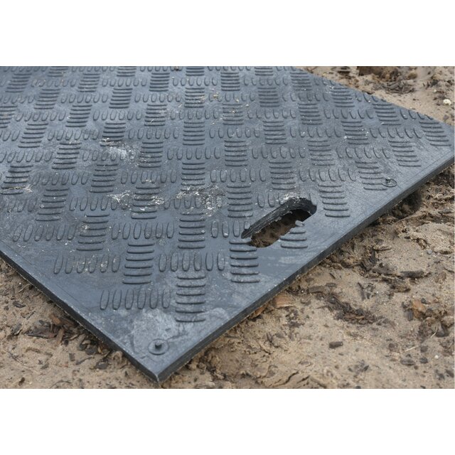 Kunststof rijplaat 240x60x2cm