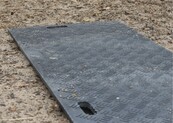 Kunststof rijplaat 240x60x1.5cm Kunststof rijplaat 240x60x1.5cm