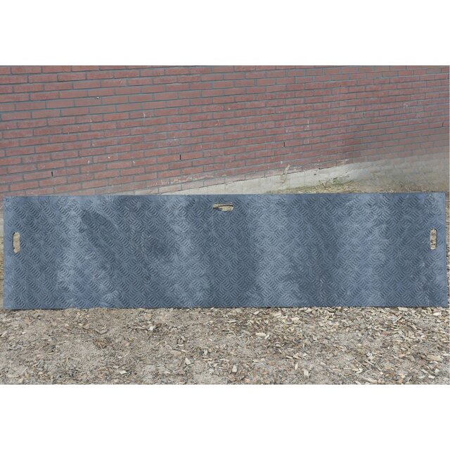 Kunststof rijplaat 240x60x2cm