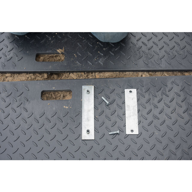 Koppelstuk kunststof rijplaten light