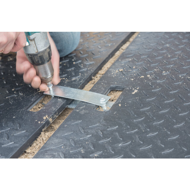 Koppelstuk kunststof rijplaten light