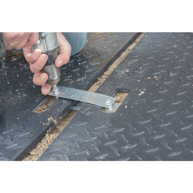 Koppelstuk kunststof rijplaten light