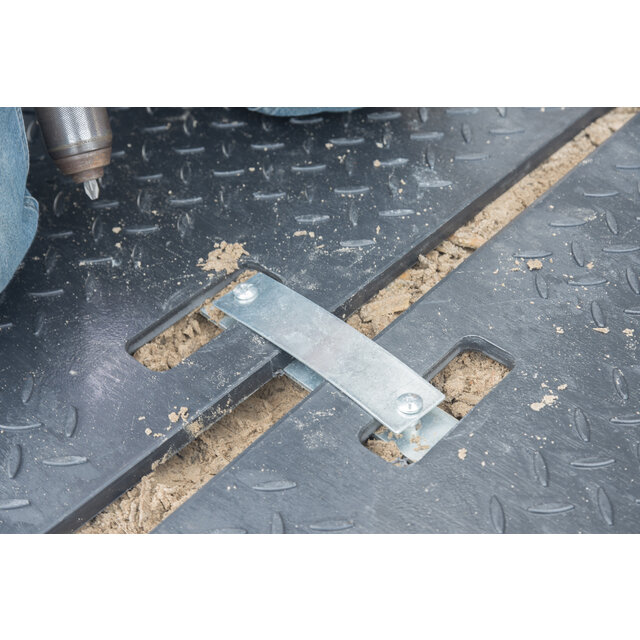 Koppelstuk kunststof rijplaten light