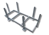 Stapelbok voor rijplaten 200x80cm Stapelbok voor rijplaten 200x80cm