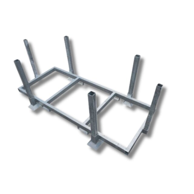 Stapelbok voor rijplaten 200x80cm Stapelbok voor rijplaten 200x80cm