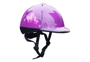 Red Horse Veiligheidshelm Rider - Paars