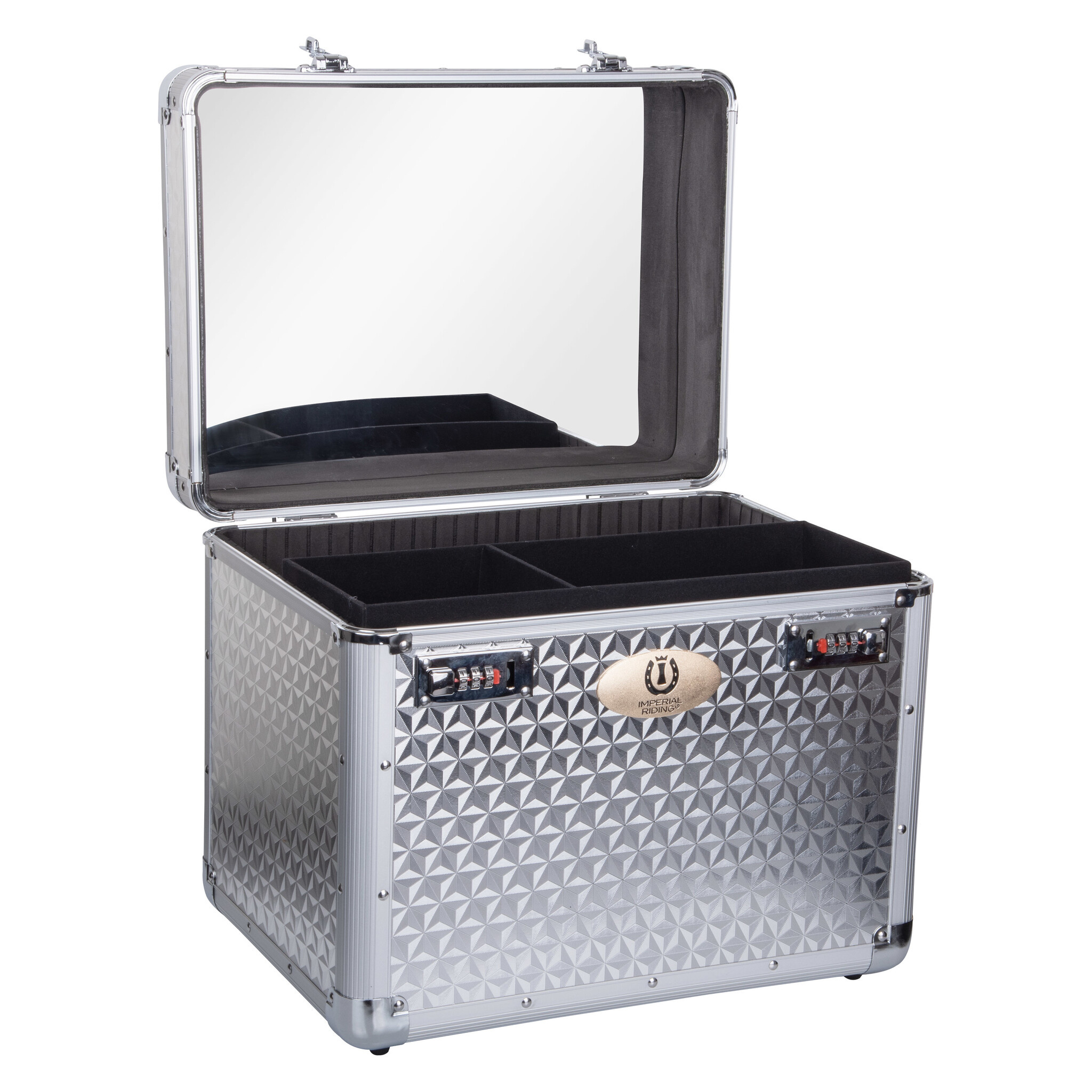 Imperial Riding Grooming Box IRHShiny - Zilver