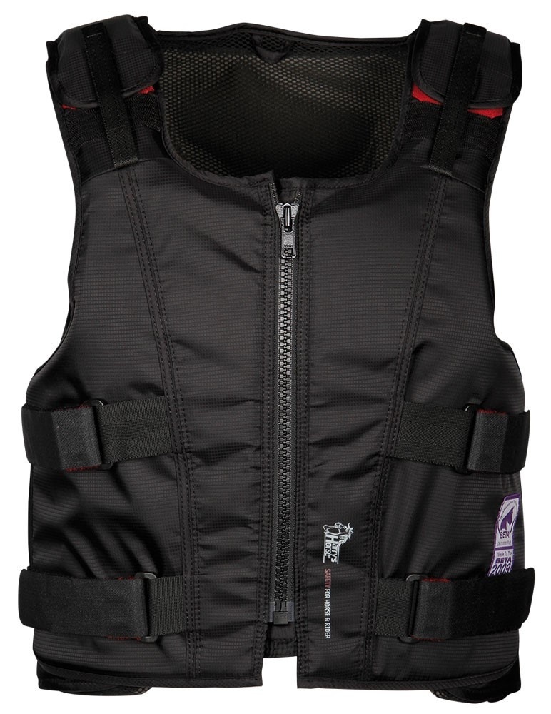 Harry's Horse Bodyprotector SlimFit Junior -  Zwart