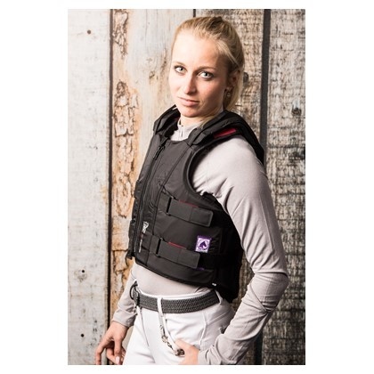 Harry's Horse Bodyprotector SlimFit Junior -  Zwart