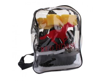 Red Horse Grooming Kit 8 delig - Zwart