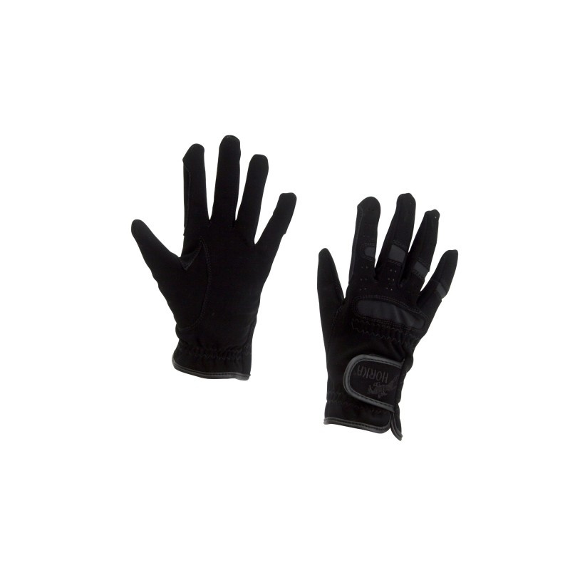 Horka Handschoen Domy Suede - Zwart