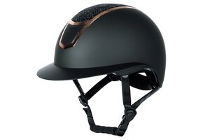 Harry's Horse Veiligheidscap Mont Blanc Sparkle - Zwart Rosegold