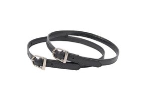 Sporenriem Soft Leder -  Zwart