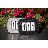 HB Hoofdstelnummers Glitter - Zwart