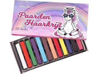 Horka Jolly Horse Paarden Haarkrijt - 12 stuks