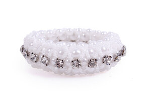 QHP Knotband Diamond - Wit