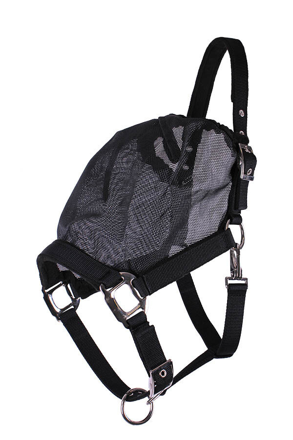 QHP HHalster Vliegenmasker Combi - Zwart