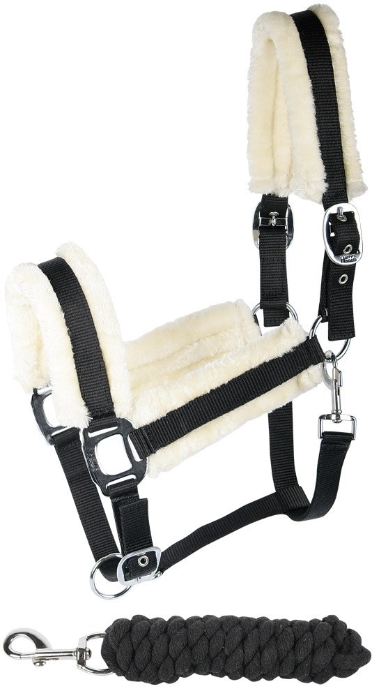 Harry's Horse Halsterset Soft - Zwart