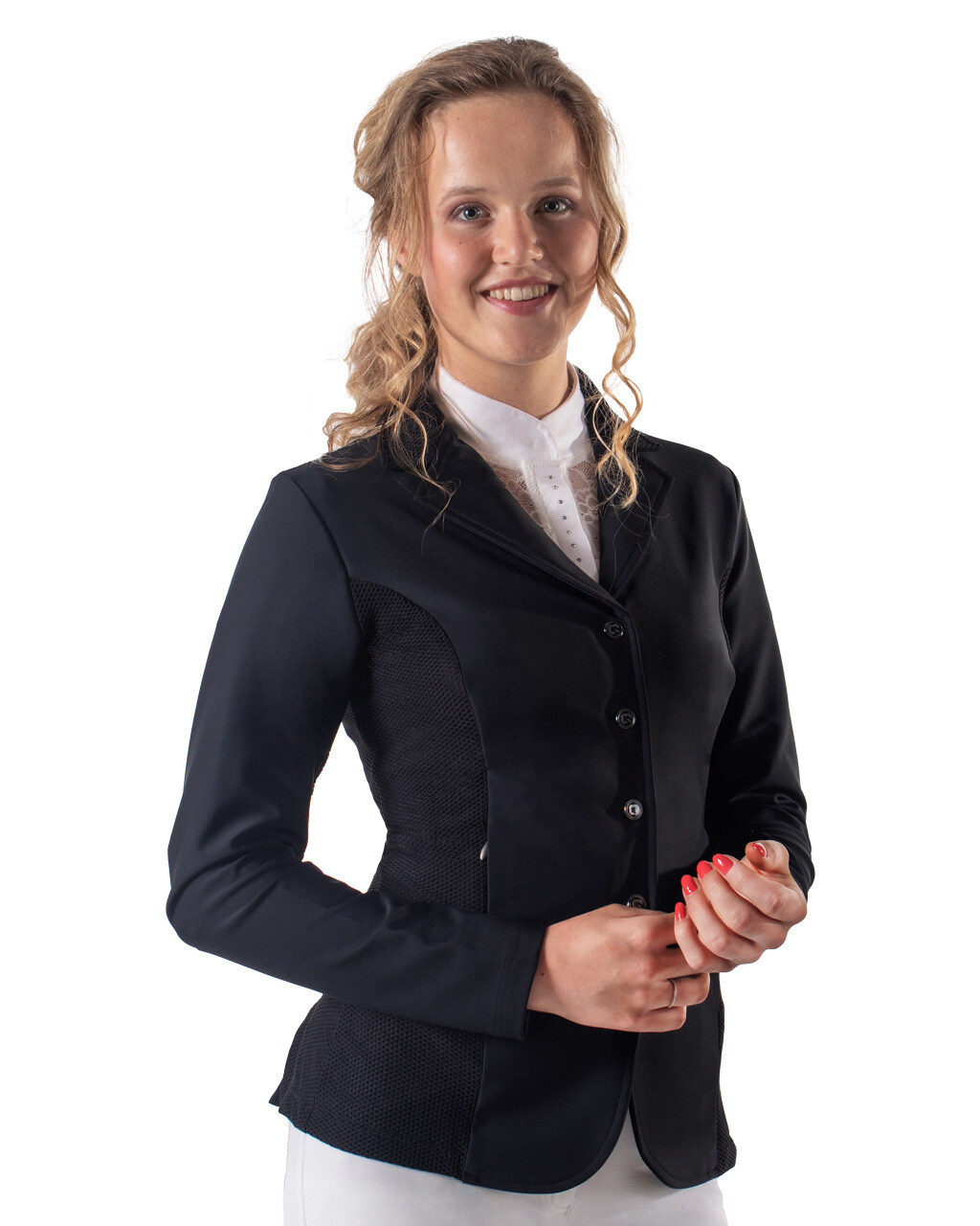 QHP Wedstrijdjasje Noven - Zwart - Maat 44