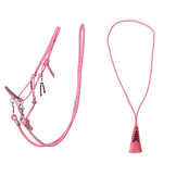 QHP Touwhalster & Neckrope Liberty - Flamingo Pink