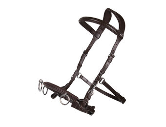 QHP Kaptoom Leer - Bruin