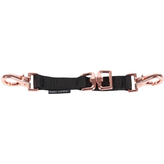 Harry's Horse Longeerbitstuk Rosegold - Zwart