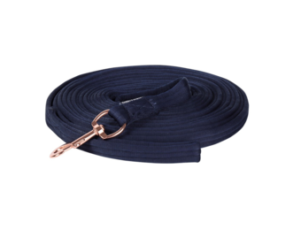 Harry's Horse Longeerlijn Soft Rosegold - Navy