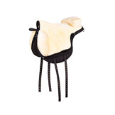 QHP Bareback Pad Super Soft - Cremé