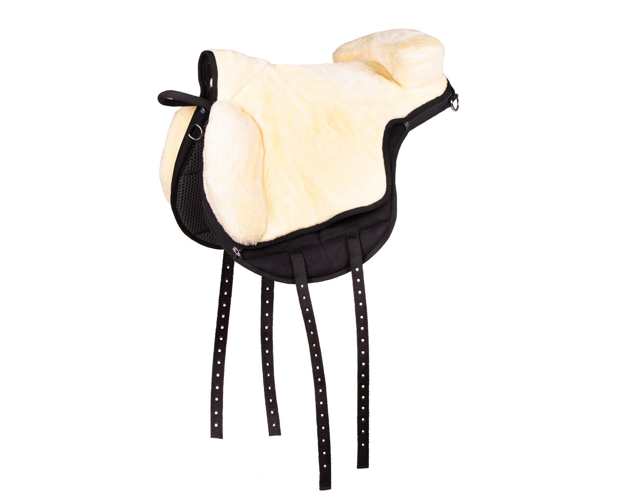 QHP Bareback Pad Super Soft - Cremé