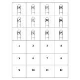 Harry's Horse  Bakletters & Cijfers - 12 stuks