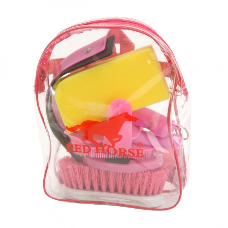 Red Horse Groomingkit 8 delig - Paars