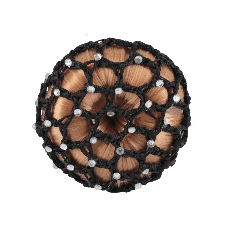 Horka Haarnet Strass - Zwart