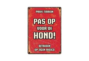 Horka Waakbord - Pas op voor de Hond