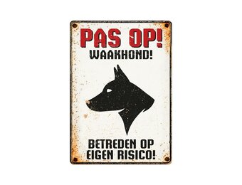 Horka Waakbord - Pas op Waakhond