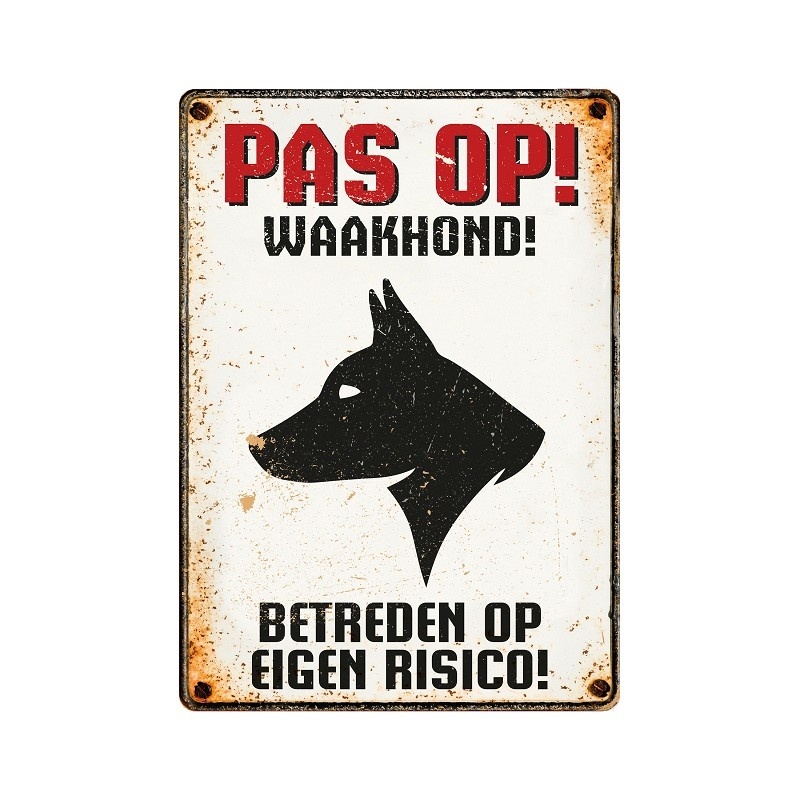 Horka Waakbord - Pas op Waakhond