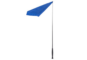 QHP Trainingsstok Met Vlag - Blauw