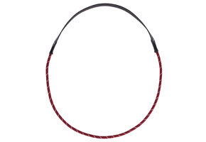 QHP Neckrope Leer - Bordeaux