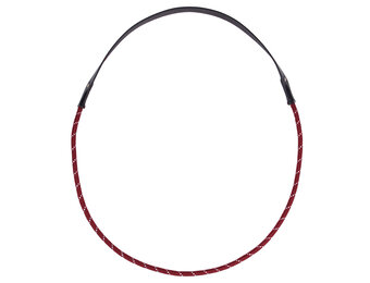 QHP Neckrope Leer - Bordeaux