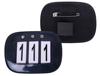 QHP Nummerhouder Lak - Navy