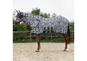 QHP Vliegendeken Met Hals & Masker - Zebra
