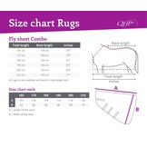 QHP Vliegendeken Met Hals & Masker - Zebra