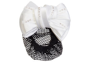 Imperial Riding Haarstrik met knotnetje - Wit