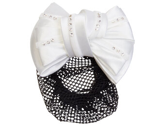 Imperial Riding Haarstrik met knotnetje - Wit